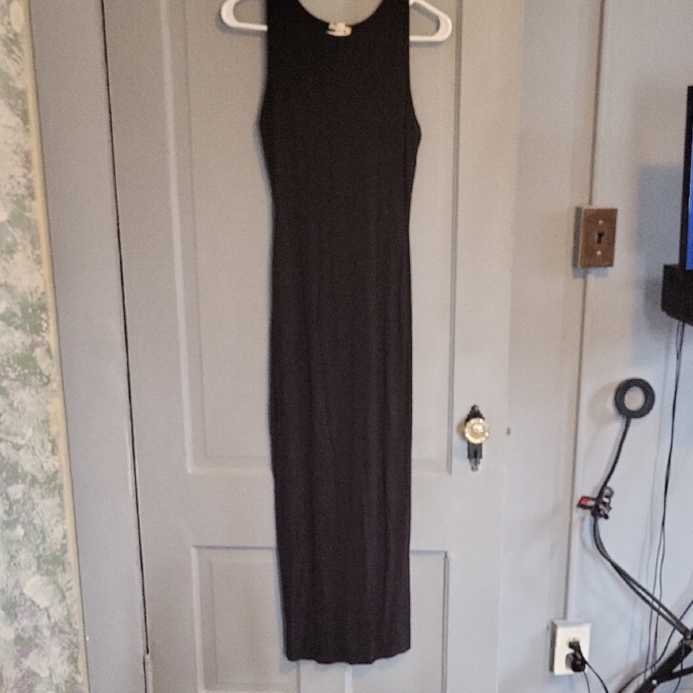 See You Monday Black Maxi Dress